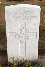 Private William Knock. 20545. 