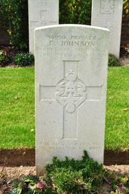 Private Edwin Johnson. 18990.