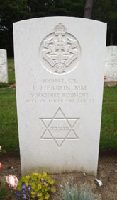 Lance Corporal Fredrick Herron, MM