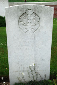Private Edward Barker. 14120. 