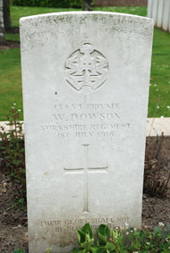 Private William Dowson. 13453.