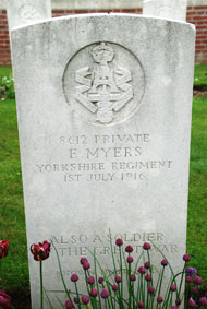 Private Edward Myers. 8612.