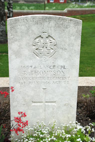Lance Corporal Richard Thompson. 16334