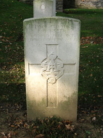 Private James Webster, 19509. 