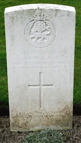 Private John Kaye. 33399.