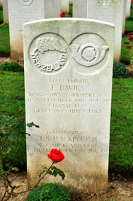 Private Evan Davies. 34883. 