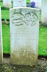 Private Tom Hovington. 24404. 
