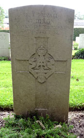 Private George Wilfred Hardy Dixon. 1262. 