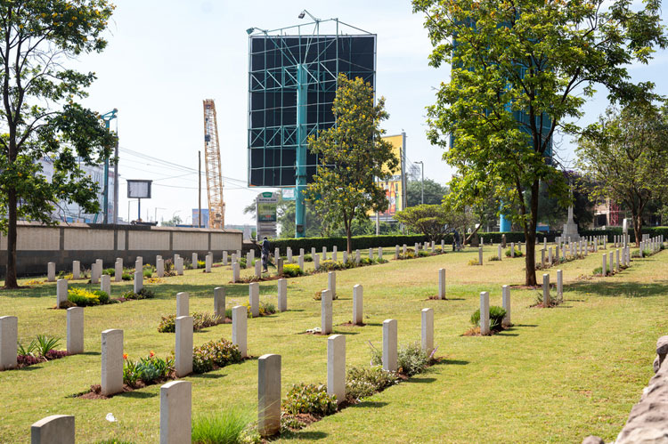 Nairobi South Cemetery in Kenya.