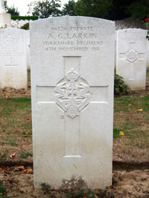 Private Alexander Graham Larkin. 46536.