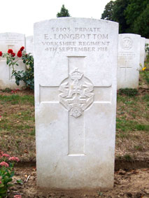 Private Edward Longbottom. 58103. 