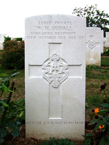 Private William Henry Siddall. 235021. 