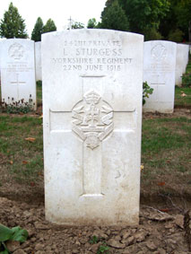 Private Leonard Sturgess. 242111.