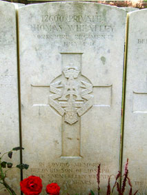Private Thomas Wheatley. 12600. 