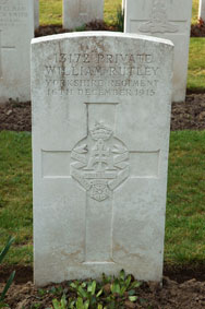 Private William Rutley. 13172. 
