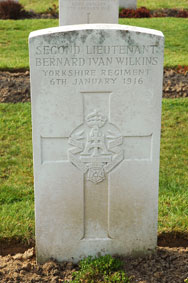 2nd Lieutenant Bernard Ivan Wilkins. 