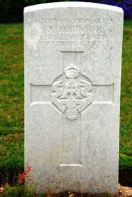 Private Joseph Robinson. 201349. 