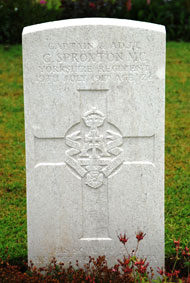 Captain Charles Sproxton (Adjutant), MC.