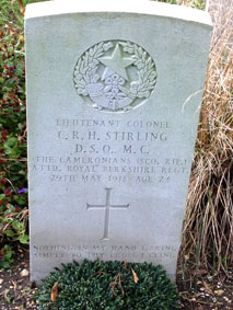 Captain, Acting Lieutennat Colonel, Colin Robert Hoste Stirling, DSO * MC.