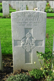 Private John Richard Bennett. 19658. 