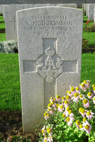Private Samuel Hodgkinson, 29547. 