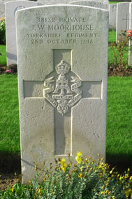 Private James Willie Moorhouse. 38132. 