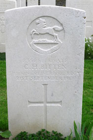 Private Charles Henry Bitten. 235281. 