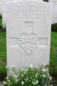 Private Joseph Lambert Readman. 10231. 