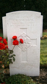 Corporal Ernest Robert Shearing, 33111. 