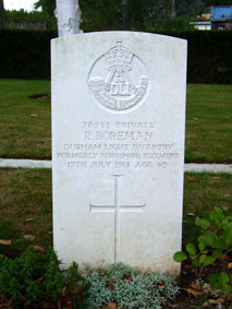 Private Ringrose Boreman. 78953.