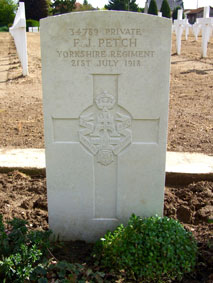 Private Frederick John Petch. 34789. 