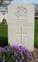 Private Edwin Blakeway. 34882. 