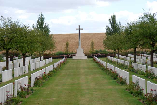 Warlencourt British Cemetery, Pas de Calais (France)