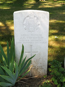 Private James Edwin Thornton, 241820. 