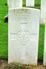 Private Michael James Breeze. 17726.