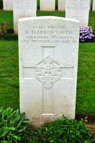 Private Bertie Harrowsmith, 20463. 