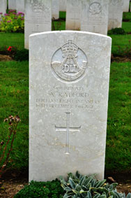 Private Albert Radford. 5698.