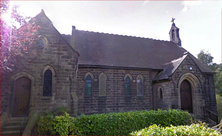 St. Anne 's Church, as seen from Holly Lane
