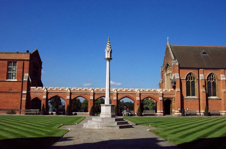 Bancrofts School Quadrangle and the School Chapel (right)