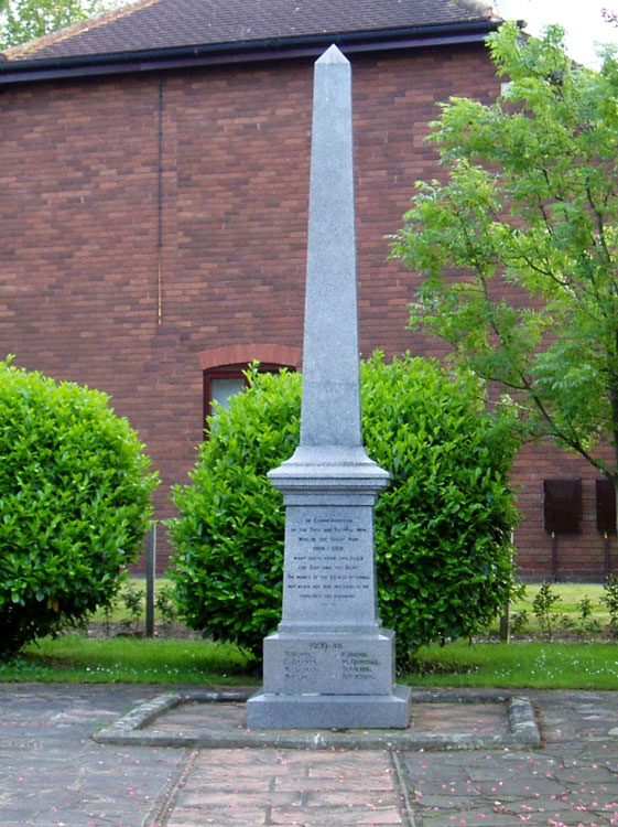 The War Memorial for Barton-le-Clay