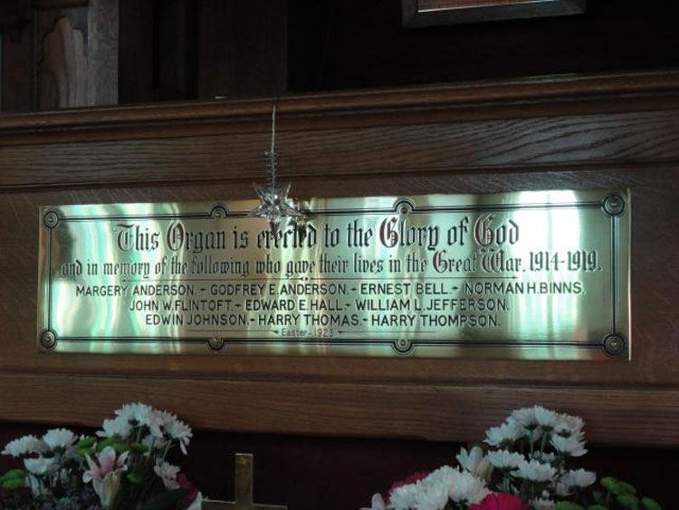 The War Memorial Dedication in the Wesleyan Methodist Church for Briggswath and Sleights (1)