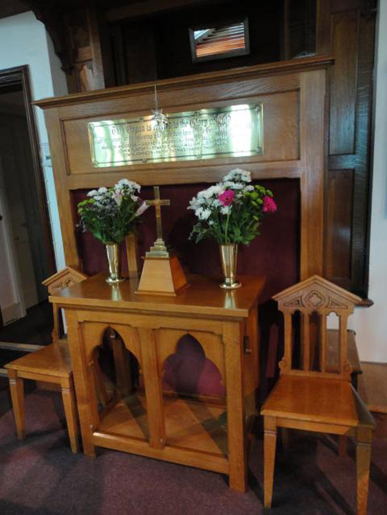 The War Memorial Dedication in the Wesleyan Methodist Church for Briggswath and Sleights (2)