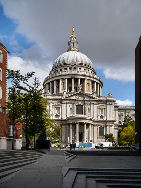 St. Paul's Cathedral, London, in which the Great War Memorial Book of Church Bell-Ringers is kept.