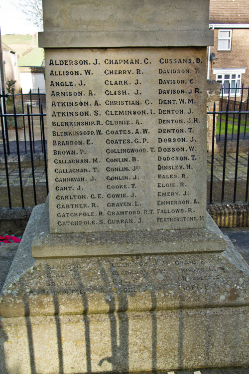 First World War Commemorations (1), Coundon & Leeholme War Memorial