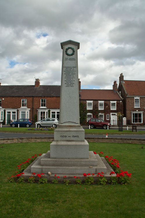 The Easingwold War Memorial (reverse face)