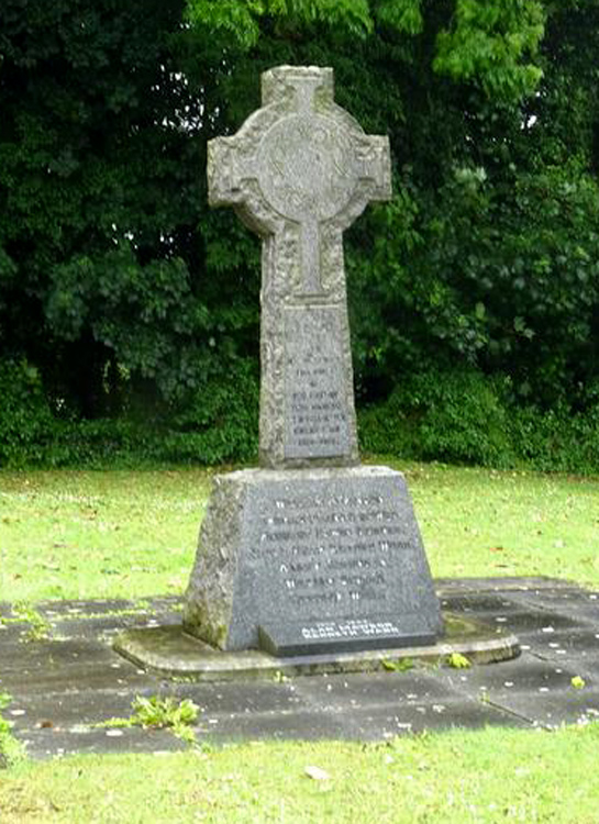 The Memorial Cross in the Churchyard of All Saints, East Cowton.
