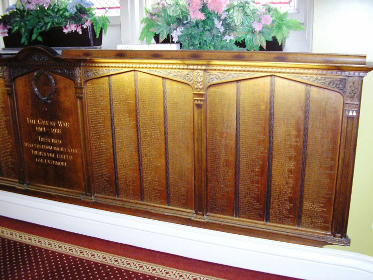 The Oak Tablets in Eastbourne's Town Hall, at the Head of the Staircase (3)