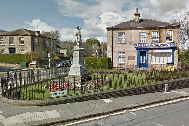 The War Memorial for Farsley (Leeds)