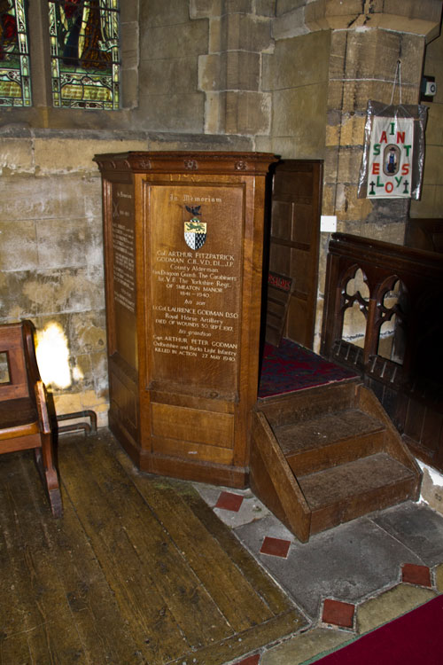 The Pulpit in St. Eloy's Church, Great Smeaton