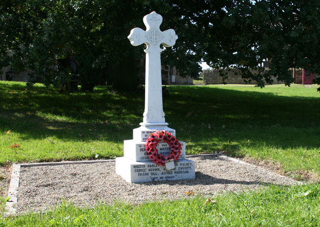 The War Memorial at Low Hutton for Huttons Ambo